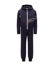 Logo tracksuit Set 4Y,12Y midnight blue
