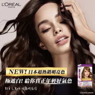 【LOREAL Paris 巴黎萊雅】優媚霜三重護髮雙管染髮霜★日本超夯新色