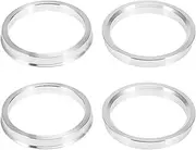 X AUTOHAUX 4pcs OD 74.1mm to ID 64.1mm Aluminium Alloy Car Hub Centric Rings Wheel Bore Center Spacer