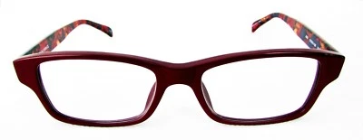 Corinne McCormack "Jess" +1.50 Reading Glasses w/ Red & Navy Tortoise Arms 3870