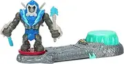 Legends of Akedo Ninja Bosses, Cyber Blade, 3" Tall Battling Action Figure with 360˚ Blade Defense and Attack Spin Action, Double Defense Armor That Pops Off When Struck, 4 Ninja Bosses to Collect