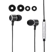 Bud Style Lighting Earphones - Black with Silver