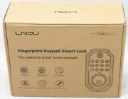 LNDU Smart Fingerprint Door Lock Bluetooth App Keyless Keypad Deadbolt Biometric