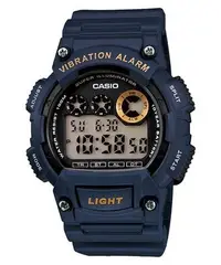 在飛比找Yahoo!奇摩拍賣優惠-CASIO 手錶數字錶款W-735H-2 A  震動功能 超