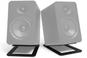 Kanto S6 Angled Desktop Speaker Stands - Pair, Black