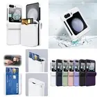 For Samsung Galaxy Z Flip6/Flip5/Flip4/3 Shockproof Hinge Card Holder Phone Case
