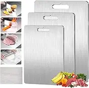 Titanium Cutting Board, Chopping Boards for Kitchen, 1 Pack Double Sided Food-Grade Board, 100% Pure Cutting Board Titanium, Easy to Clean (46 * 30CM)