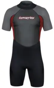 2.5mm Men's Hyperflex ACCESS Back-Zip Springsuit - Black/Red