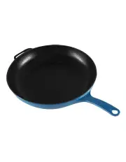 [Chasseur] Fry Pan with Cast Handle 28cm in Sky Blue