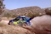 Chris Atkinson AUS on the shakedown stage 2005 WRC Rally Car Old Photo 1