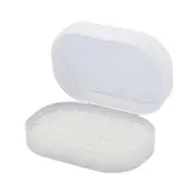 2 Pcs Waterproof Soap Box Plastic Soap Dish Soap Box Bathroom Soap Container