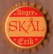 USA Plastic Lined Beer Crown Bottle Cap: Angry Erik Brewing