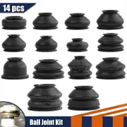 14x Multipack Universal Car Suspension Steering Ball Joint Rubber Dust Boot Cover Track Tie Turn Rods Ends Set Parts Accessories