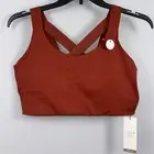 Calia by Carrie Underwood Powersculpt Crossback Sports Bra Size XL Dark Clay New