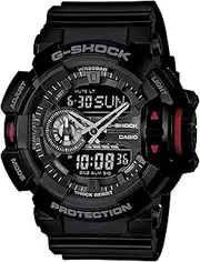 Casio G-Shock Analogue/Digital Mens Black Rotary Watch GA400-1B GA-400-1BDR