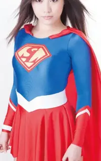 在飛比找露天拍賣優惠-店長推薦 定制 特攝giga電影 女英雄彈力萊卡拼色立體裙子
