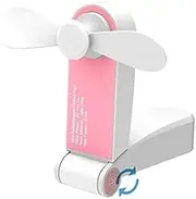 Repelltopse YHM C28 Mini Portable USB Pocket Folding Fan(Pink) (Color : Green)