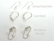 Large Silver Grey Freshwater Baroque Pearl Earrings by Pearl Island
