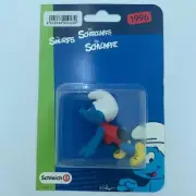 Smurfs 20441 Sprinter Smurf Track Runner Vtg Figure Schleich PVC Sports Figurine