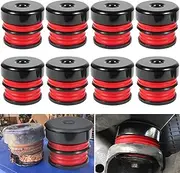Silicone Body Mount Kit for 2008-2016 Ford F-250 F-350 Crew Cab Superior Silicone Cab Mount Bushings Improve Bumpy Ride Durable Components Outperforms OEM and PU Mounts (Red 8 Pack)