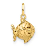 14k Yellow Gold 14k Madi K Polished 3-D Fish Pendant