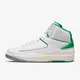 NIKE 籃球鞋 運動鞋 AIR JORDAN 2 RETRO 男 DR8884103 白綠 現貨 廠商直送