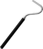 CONSIO Retractable Reptile Hook,Portable Mini Snake Hook Collapsible Stainless Steel Snake Tongs and Snake & Reptile Hook Retractable Catching Snake Handling Tool