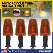 4PCS Motorcycle Turn Signal Light Blinker Amber Lamp for Yamaha XT250 TW200 USA