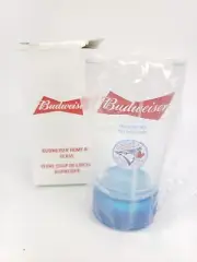 Budweiser Blue Jays Home Run Glass Blue Light Flash Bluetooth Beer