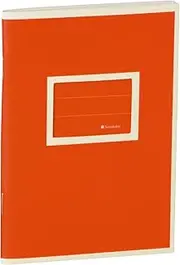 Semikolon A6 Lined Exercise Book, Orange