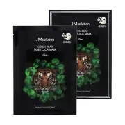 JM Solution Green Dear Tiger Cica Mask 10pcs