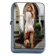 German Pin Up Girls D12 Windproof Dual Flame Torch Lighter Refillable