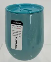 Corkcicle Stemless Insulated Wine Tumbler 12oz Enchanted Tide NWT