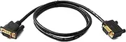 SYSTEM-S D Sub15 Cable 100cm HD VGA 15 Pin Male to Male DB15 Angle Right Angled Adapter