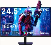 KTC 24.5'' Gaming Monitor 180Hz Fhd,Fast IPS 1080P 1 Ms, 128% Srgb Hdr10,Freesyn