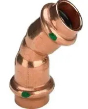 Viega PROPRESS WATER ELBOW 90-Degree 1600kPa Female, Copper- 25mm, 32mm Or 40mm
