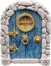 Fairy Door,Fairy Garden Wooden Fairy Doors | Multi-Color Door Fairy Doors for Trees Outdoor, Mini Garden Miniatures Door, Garden Decor, Fairy Garden Accessories