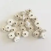 NEW Lego 25 pc Lot White Flower Plant Pieces 6 Petals