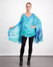 Oceania Adaptive Silk Kaftan for Power Wheelchair Users