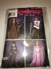 CHILDS UNCUT SIMPLICITY 5520 SEWING PATTERN Costume KNIGHT PRINCESS SIZE 3-8