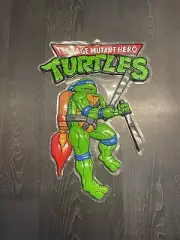 Teenage Mutant Hero Turtle Tmnt Tmht Wall Plaques Bubble Hanger Vintage