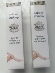 X2 Cougar Spray On Airbrush Stockings Spay On The Go Tanning