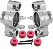Aluminium 7075 Alloy Front Axle Carriers for Traxxas 1/10 E-Revo 2.0 VXL Brushless 86086-4 Upgrades - Silver