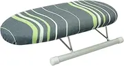 Generic Mini Ironing Board, Countertop Ironing Board, Portable Foldable Ironing Board, Press Pad, Home Ironing Board for Dorm Travel, Wave Pattern, as described