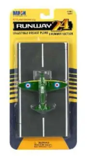 Spitfire (Green Camo) WWII RAF Plane