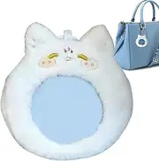 [Generic] Plush Photocard Holder, Protection Bag, Plush Cute Portable Pin Credit Card Business Card Pendant Case for Travel School and Daily Use