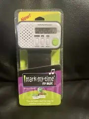 Mark-My-Time For Music Digital Timer And Metronome BRAND NEW! Sealed