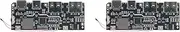 Binxind 2X QC4.0 QC3.0 LED Dual USB 5V 4.5A 22.5W Micro/Type-C USB Mobile Power Bank 18650 Charging Module,B