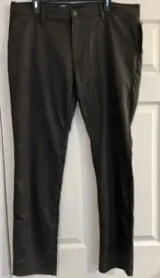 Mavi NWT Dress Pants Men's 36x32 Gray Johnny Slim Leg Stretch Chino Office Work