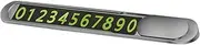 Temporary Car Parking Sign,Metal Car Parking Sign | Metal Temporary Stop Sign for Car Decor Slider Occlusion Design